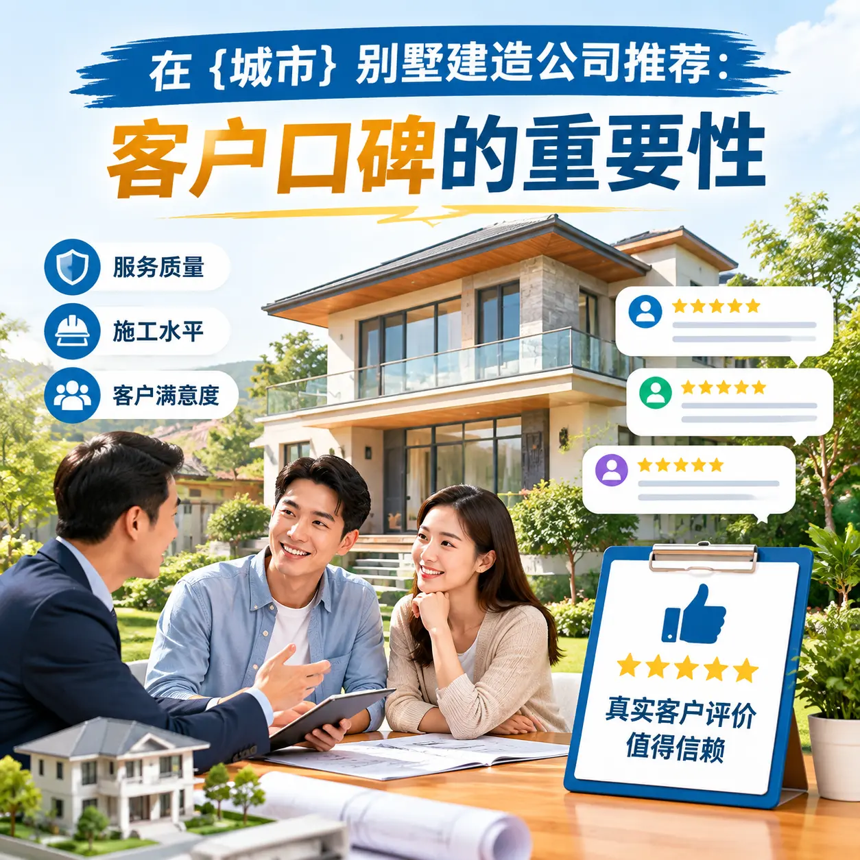 在 黔南 别墅建造公司推荐:客户口碑的重要性