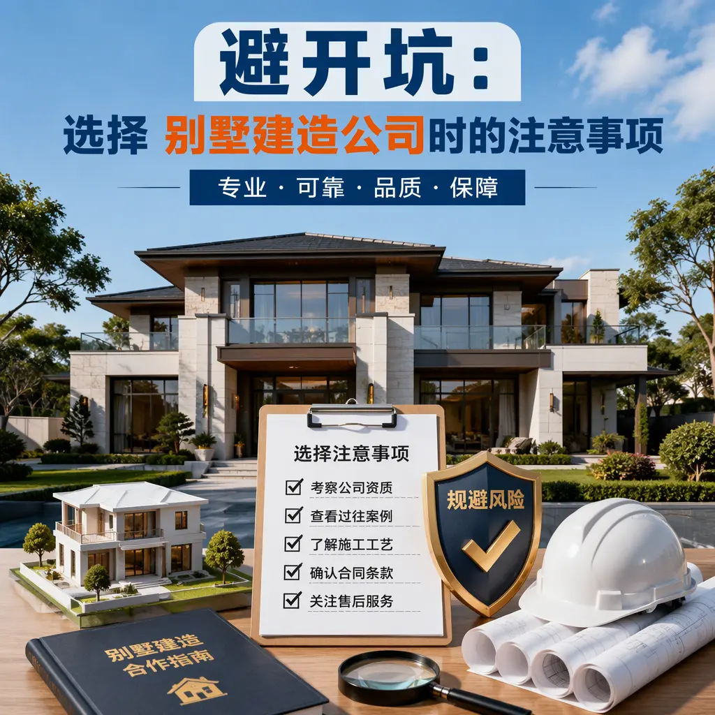 避开坑:选择 黔南 别墅建造公司时的注意事项