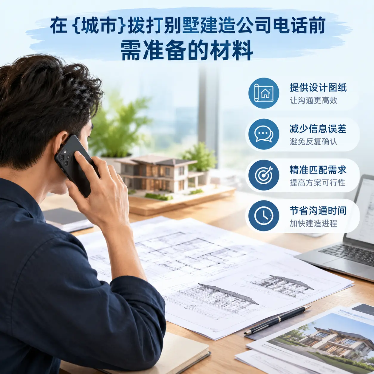 在黔南拨打别墅建造公司电话前需准备的材料