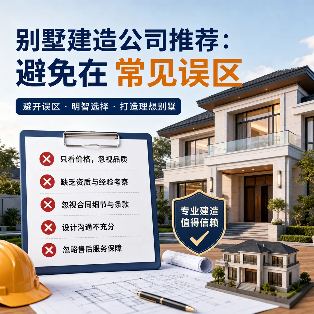 别墅建造公司推荐:避免在 黔南 的常见误区