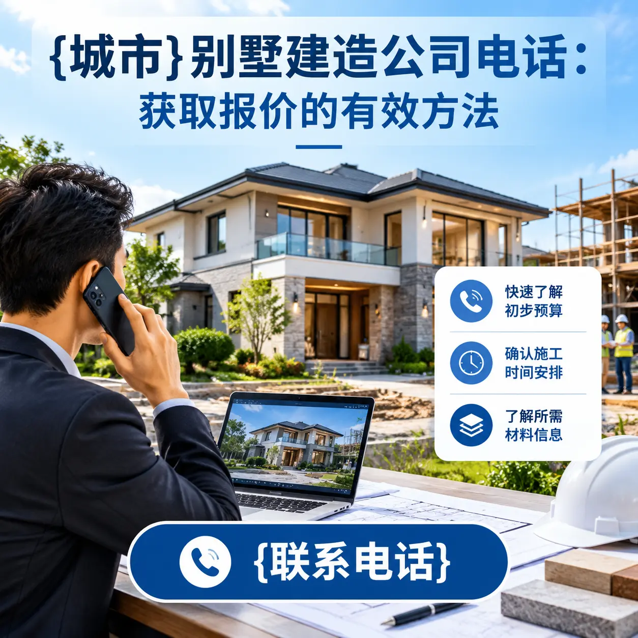 黔南别墅建造公司电话:获取报价的有效方法