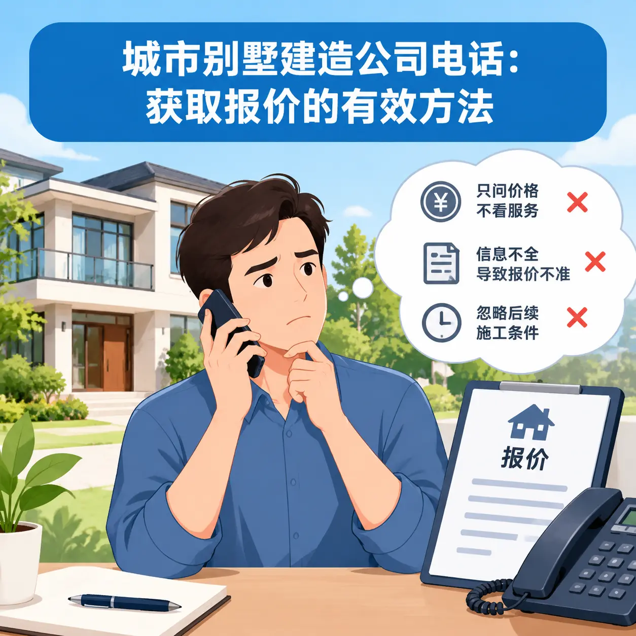 黔南别墅建造公司电话:获取报价的有效方法